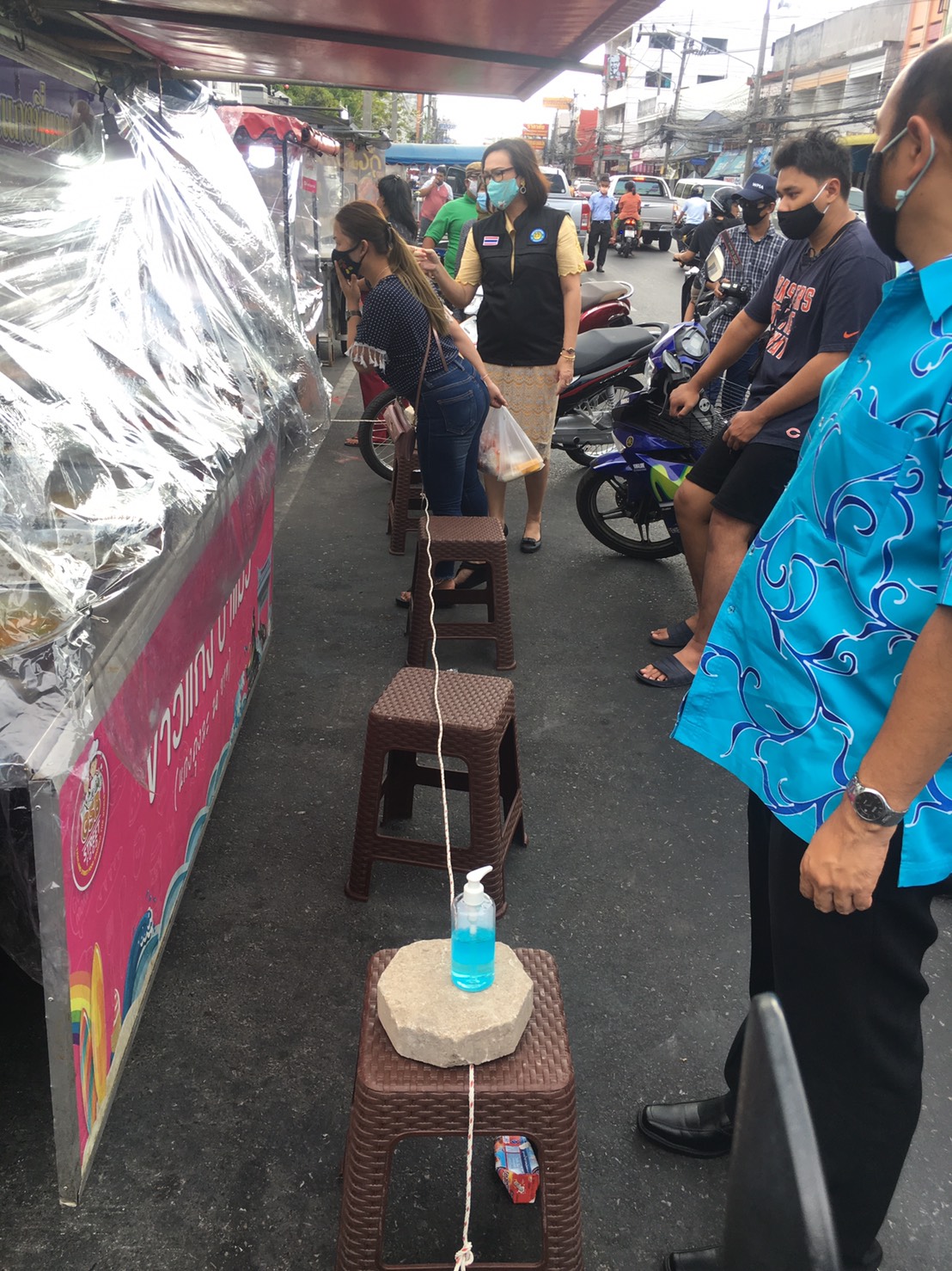 สงขลาคุมเข้ม ตรวจเช็คแผงลอยเส้นวชิรา กันภัยโควิด-19