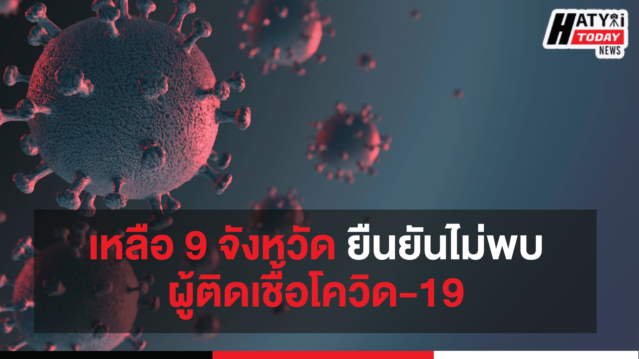 9 จังหวัดในไทย ยืนยันไม่พบผู้ติดเชื้อโควิด-19