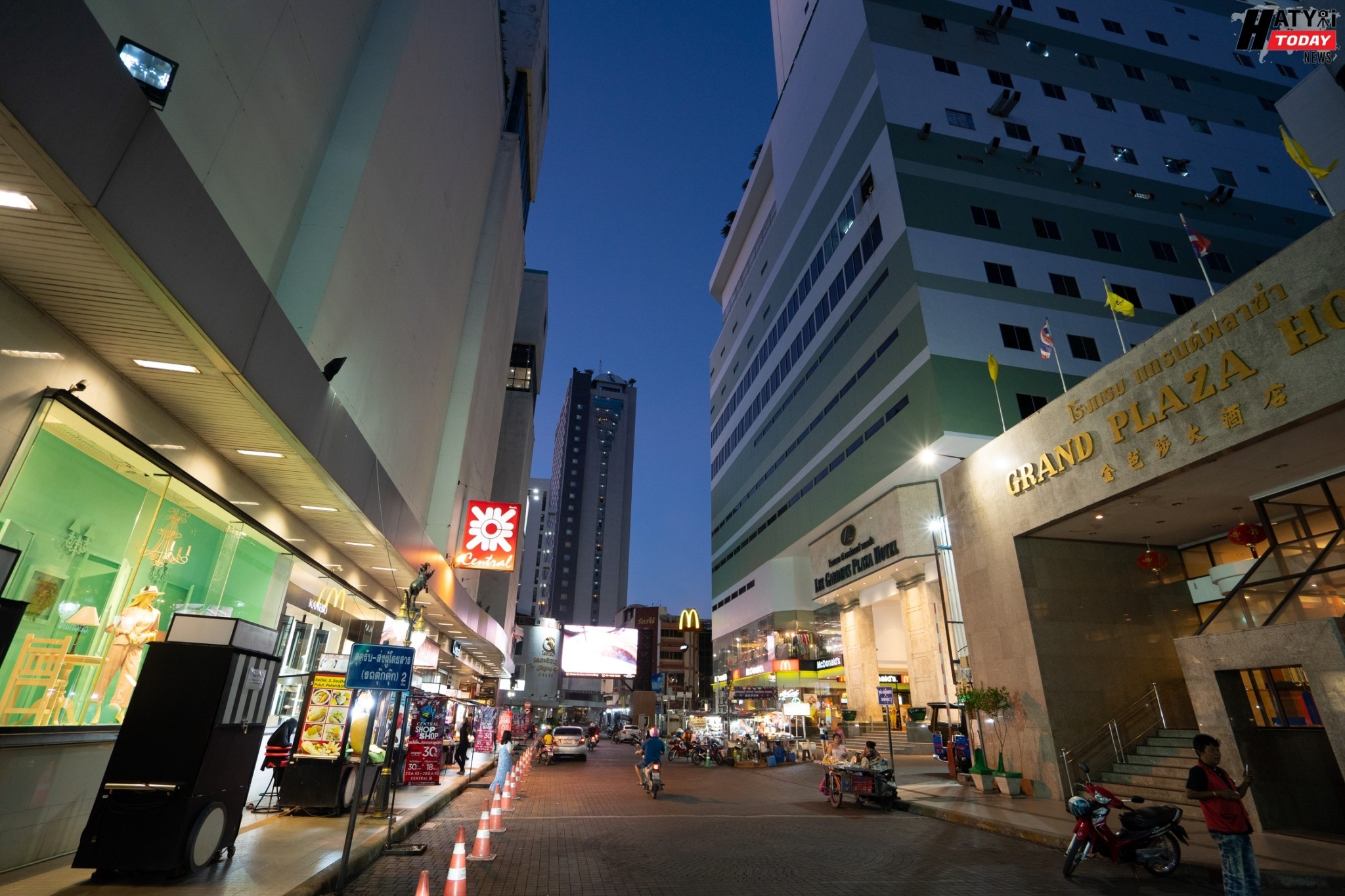 ย่านธุรกิจโรงแรม หนึ่งในแลนด์มาร์คเมืองหาดใหญ่