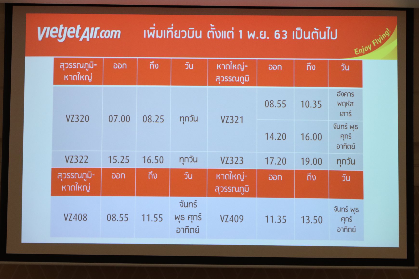สายการบินไทยเวียตเจ็ท แถลงข่าวเปิดเส้นทางบินใหม่หาดใหญ่-เชียงราย ทางเลือกใหม่ของคนชอบบิน
