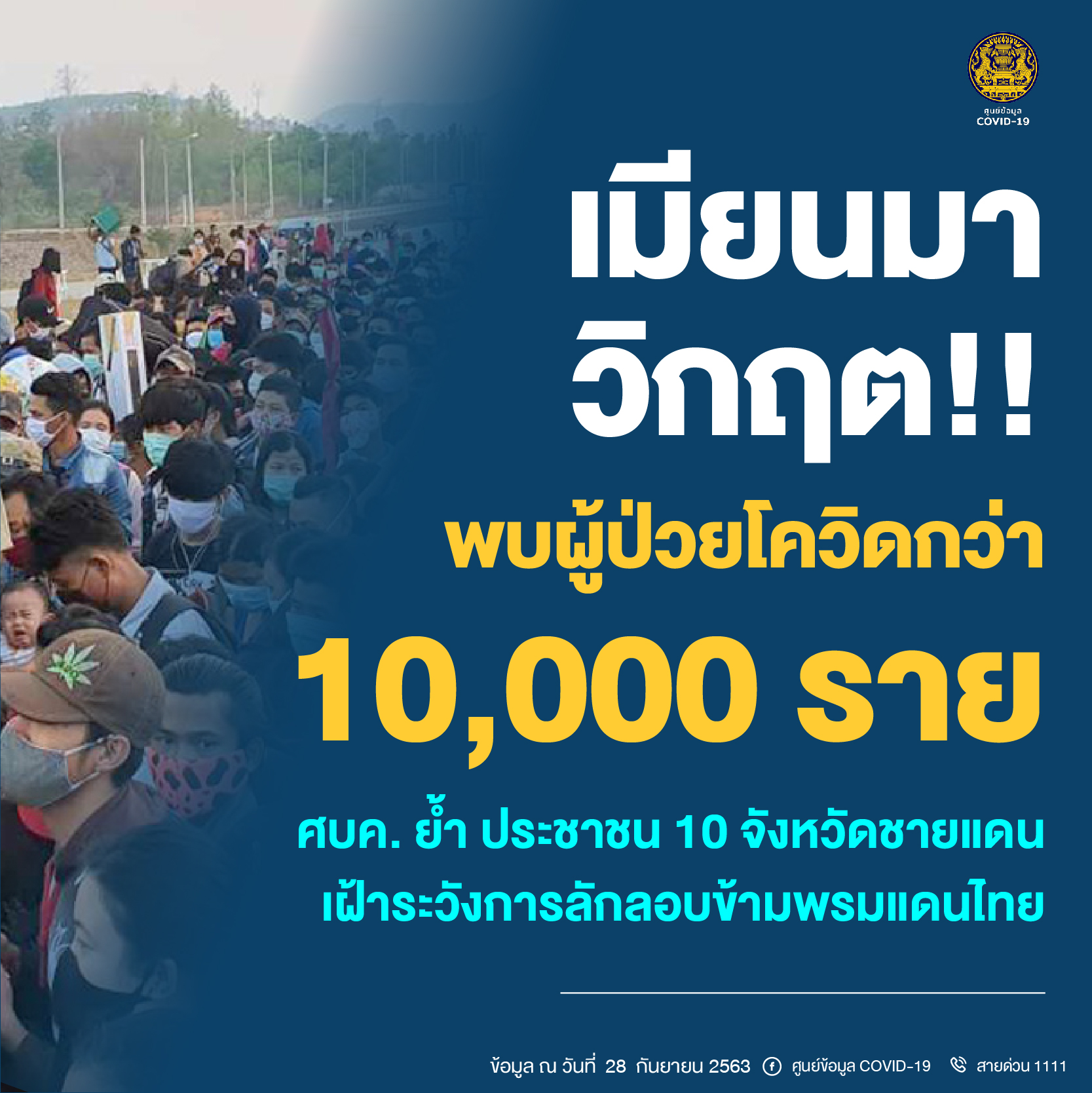 ประกาศล็อกดาวน์ในบางพื้นที่