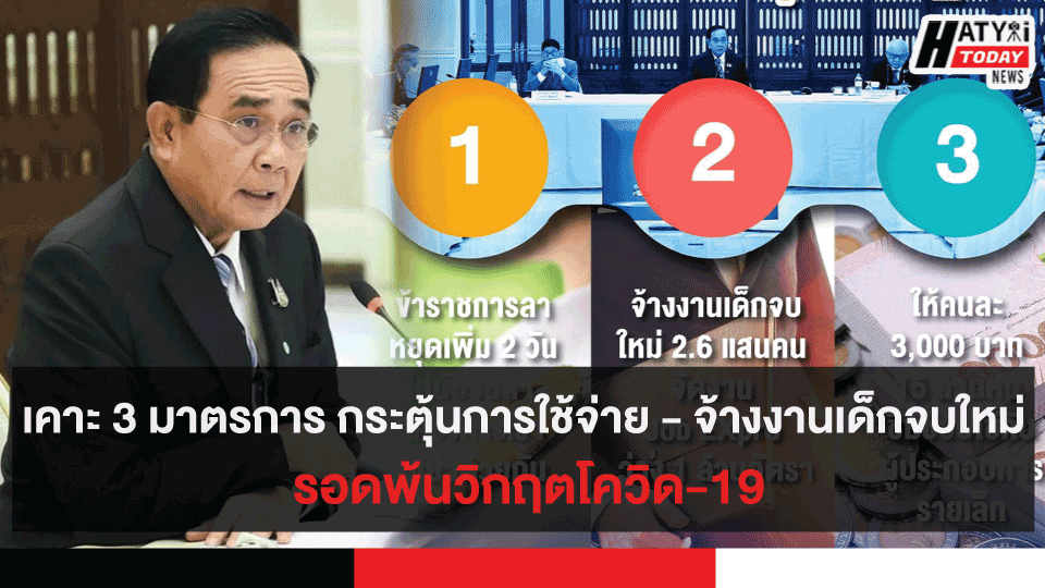 ศบศ.เคาะ 3 มาตรการ กระตุ้นการใช้จ่าย – จ้างงานเด็กจบใหม่ รอดพ้นวิกฤตโควิด-19