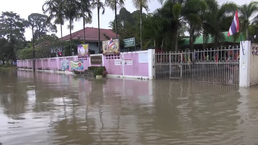 สถานการณ์น้ำท่วมในพื้นที่อ.รัตภูมิ จ.สงขลา  ขณะนี้สถานการณ์เข้าสู่ภาวะปกติแล้ว 