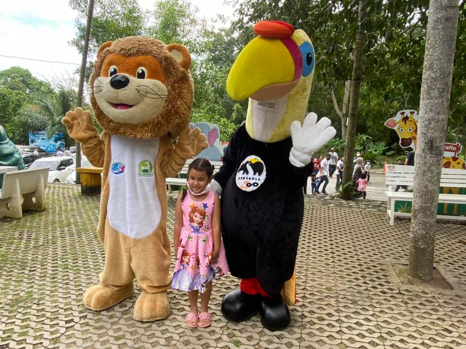 บรรยายกาศการท่องเที่ยวภายใน สวนสัตว์สงขลา คึกคักในช่วงวันหยุดยาว 10-13 ธันวาคม
