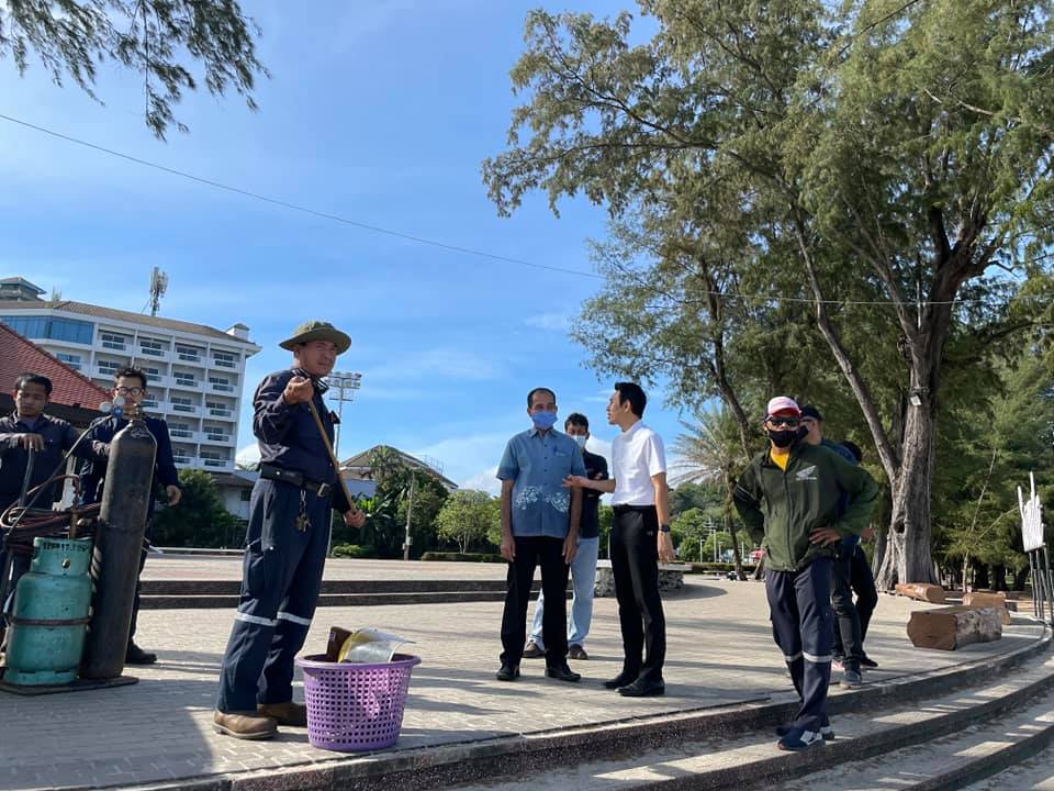 ทรุดโทรม! เงือกสมิหลาสงขลาชำรุด เทศบาลสงขลาพร้อมเอกชน เข้าซ่อมแซมเร่งด่วน