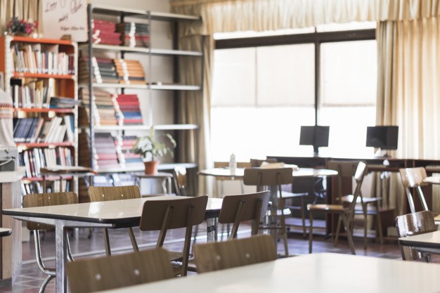 Chairs Tables Empty Classroom 23 2147863493