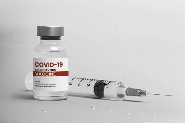 Covid 19 Vaccine Injection Glass Bottle With Syringe 53876 96861