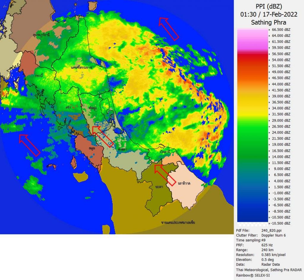 สงขลา กรมอุตุฯเตือนภาคใต้มีฝนตกหนักต่อเนื่อง และตกหนักมากหลายพื้นที่ 3 274119701 5213376232048544 1002630304889856836 N
