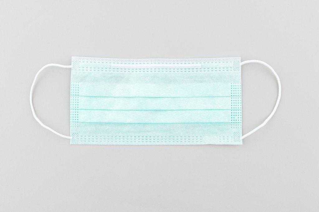 Green Disposable Surgical Face Mask