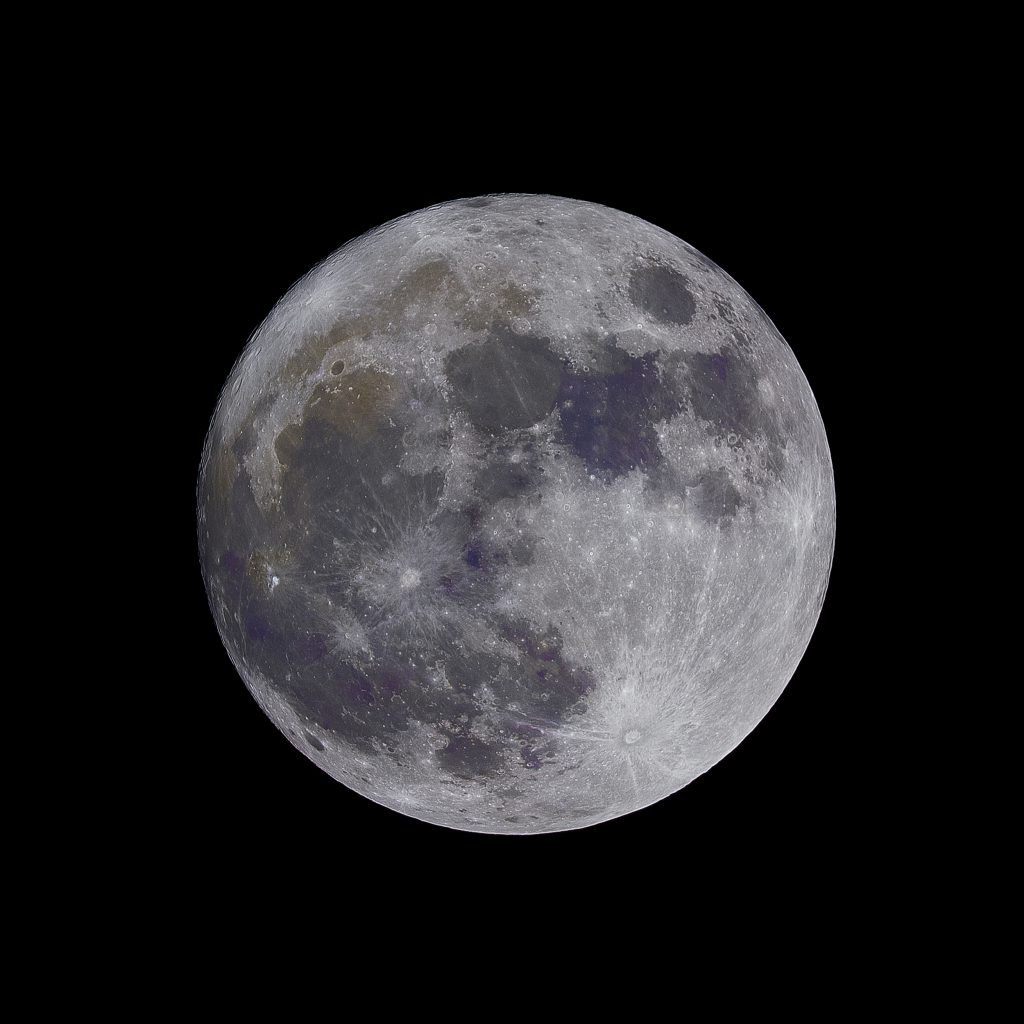 Closeup Shot Of The Moon Isolated On A Black Background Great For Articles About Space